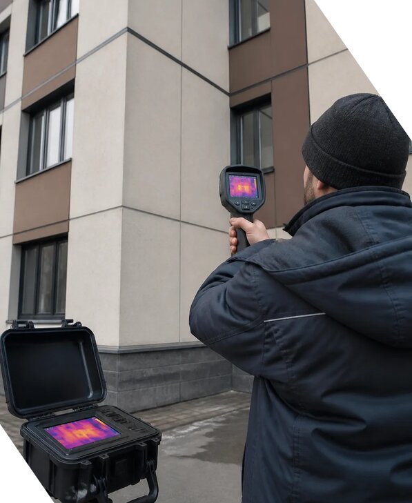 Тепловизионное обследование зданий и сооружений в Челябинске